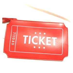 Ticket Coral Ipsy makeup bag